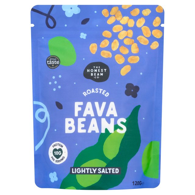 Honest Bean Roasted Fava Beans Lightly Salted 120g