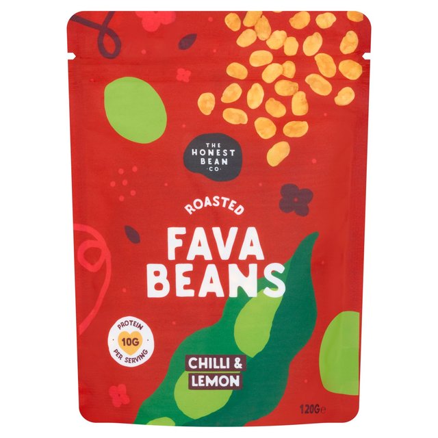 Honest Bean Roasted Fava Beans Chili & Lemon 120g