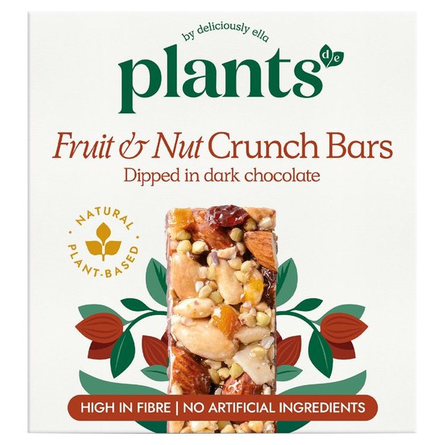 Plants by Deliciously Ella Fruit & Nut Crunch Bar 3 x 37g