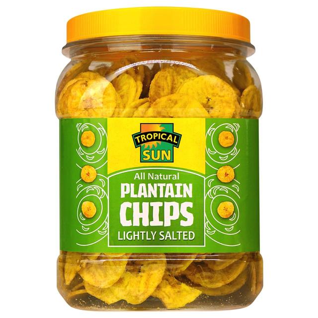 Tropical Sun Plantain Chips Salted 450g