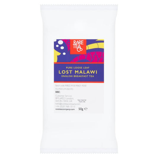 Rare Tea Company Lost Malawi English Breakfast Tea 50g refill pouch 50g