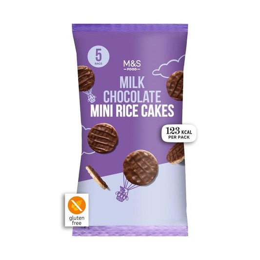 M&S 5 Milk Chocolate Mini Rice Cakes 125g