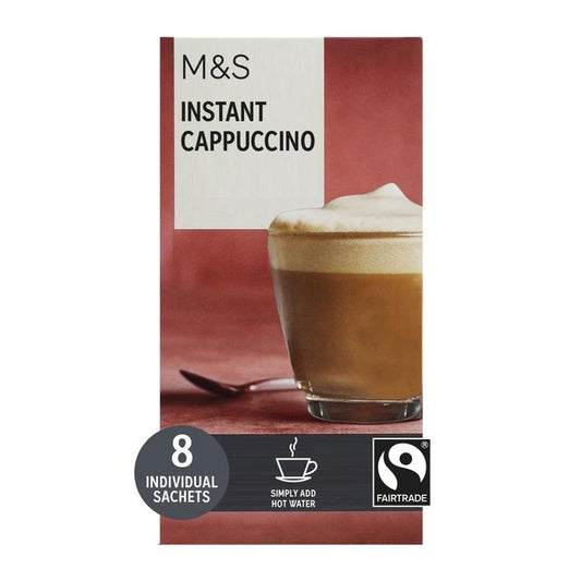 M&S 8 Instant Cappuccino Sachets 124g