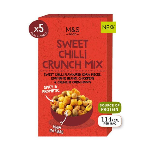 M&S Sweet Chilli Crunch Mix 5 x 25g