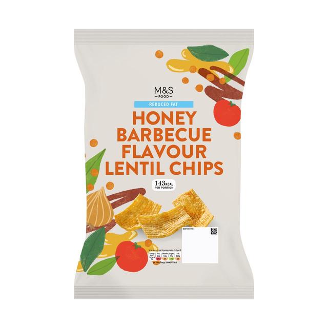 M&S BBQ Lentil Chips 110g