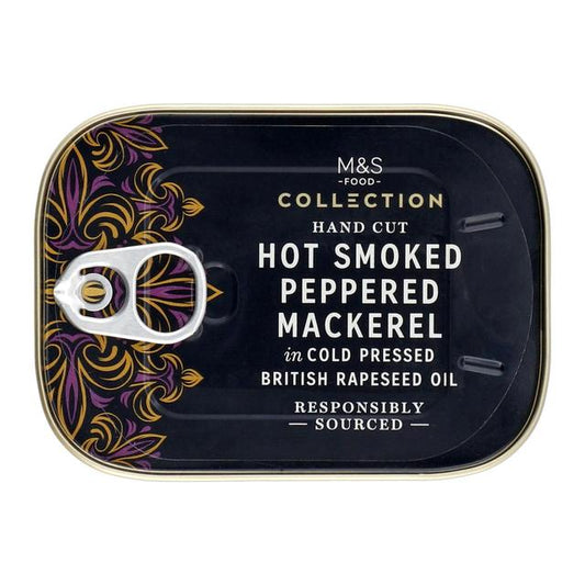 M&S Collection Hot Smoked Peppered Mackerel 110g