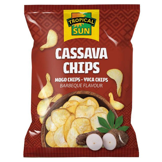 Tropical Sun Cassava Chips BBQ Flavour 80g