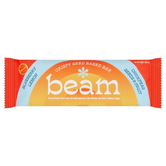 Beam Crispy Seed Based Bar Blueberry Lemon 30g