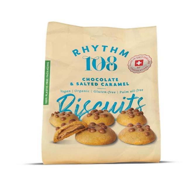 Rhythm 108 Swiss Vegan Salted Caramel Filled Biscuits 135g