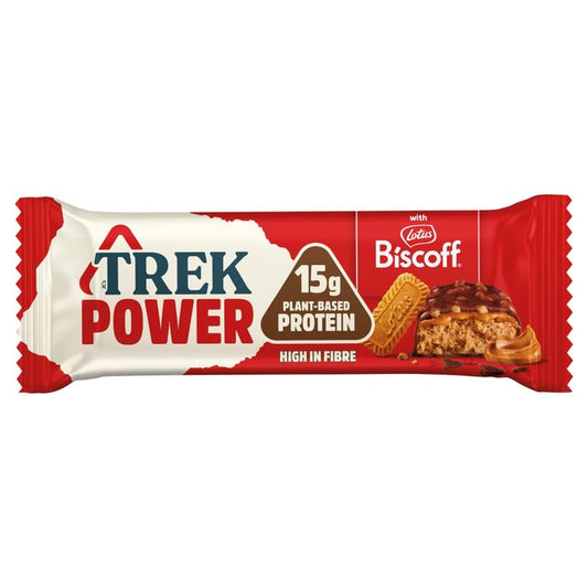 TREK Power Lotus Biscoff Protein Bar 55g