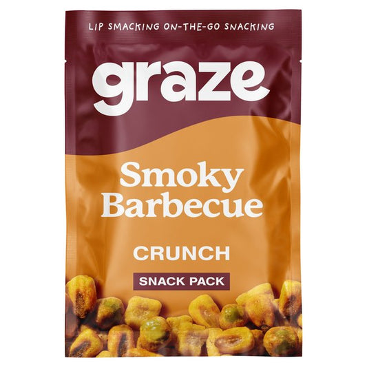 Graze- Vegan BBQ Crunchy Snacks Multipack-22.5gx5 Snacks 5 x 22.5g