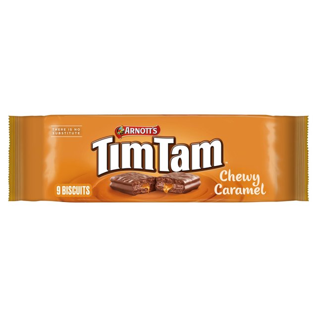 Tim Tam Chewy Caramel Biscuits 175g