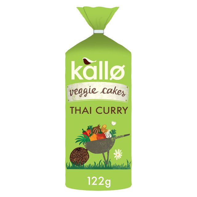 Kallo Veggie Cakes Thai Curry 122g