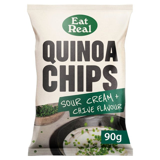 Eat Real Quinoa Chips Sour Cream & Chive Sharing 90g