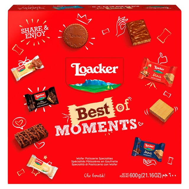 Loacker Best of Moments Biscuits Variety Pack 600g