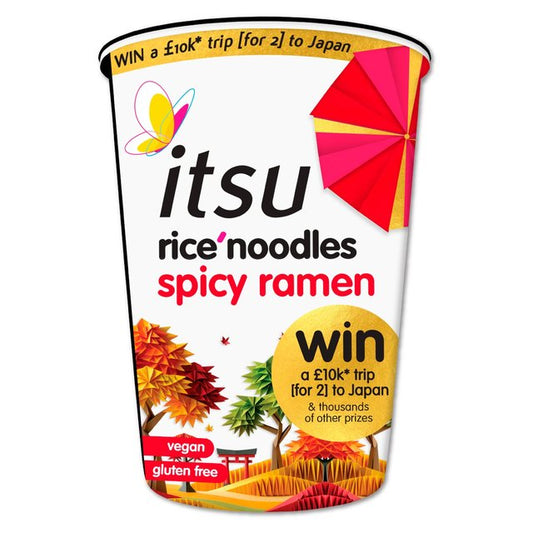 itsu spicy ramen rice noodles cup 63g