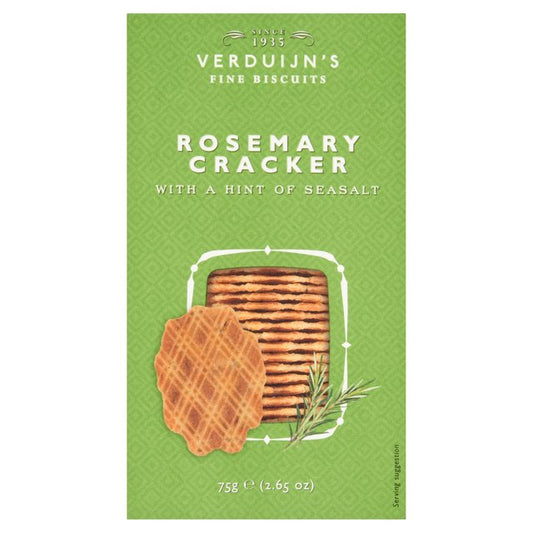 Verduijn Crackers with Rosemary & Seasalt 75g