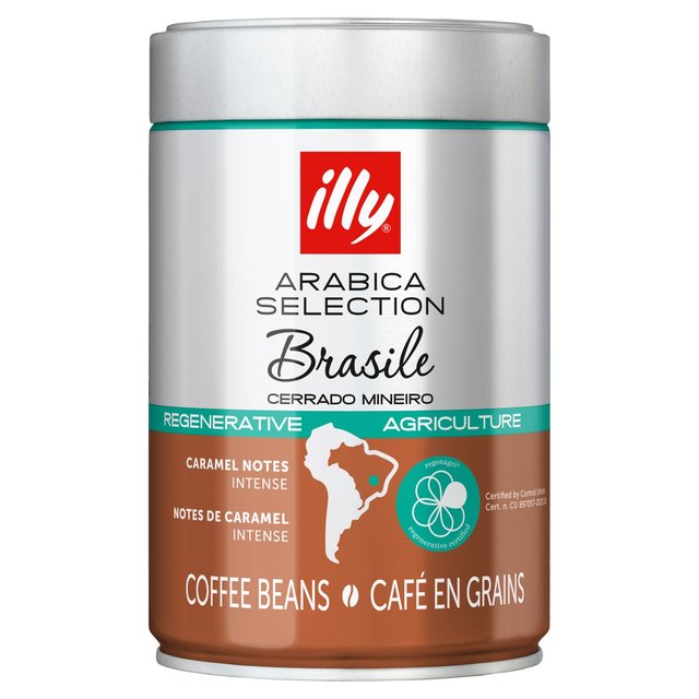illy Cerrado Mineiro Brazil Coffee Beans - Regenerative Agriculture 250g