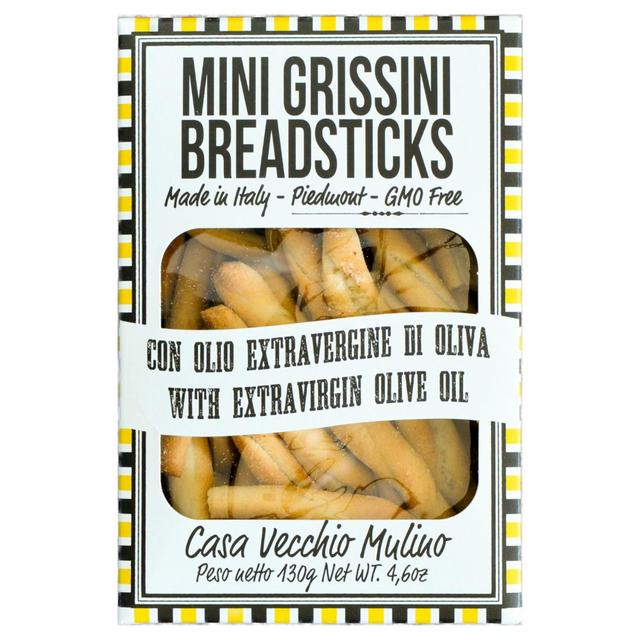 Vecchio Mulino Mini Grissini with Olive Oil 130g