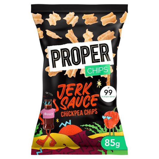 PROPER Chips Jerk Sauce Chickpea Chips 85g