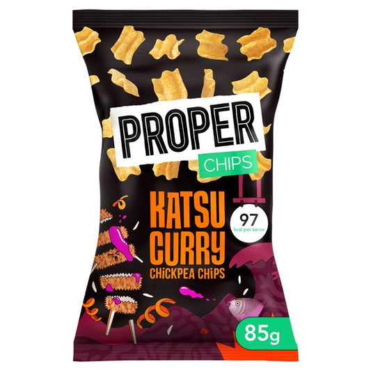 PROPER Chips Katsu Curry Chickpea Chips 85g