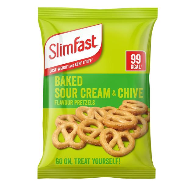 SlimFast Snack Bag Sour Cream & Chive Pretzel 23g