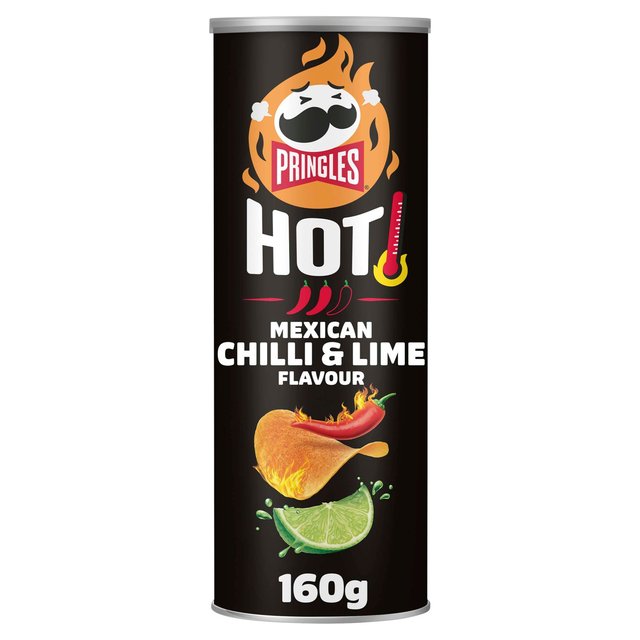 Pringles Hot Mexican Chilli & Lime Sharing Crisps 160g