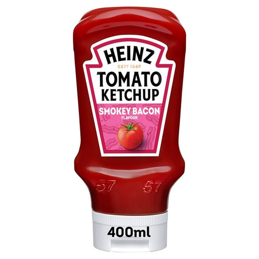 Heinz Tomato Ketchup Smokey Bacon Flavour 400ml