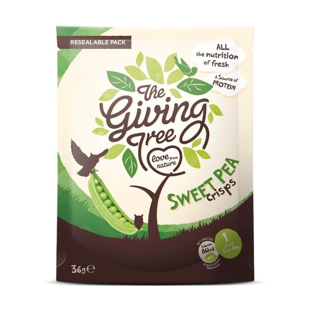 Giving Tree Vacuum Fried Sweet Pea Crisps 36g