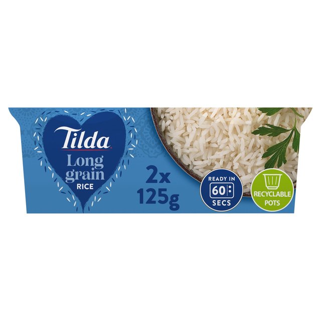 Tilda Pots Long Grain Rice 250g