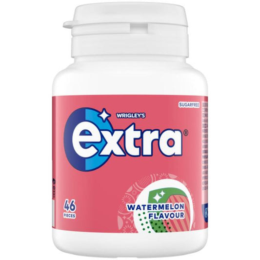 Extra Watermelon Flavour Sugarfree Chewing Gum Bottle 46 per pack