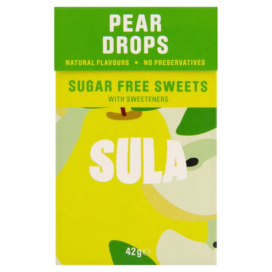 Sula Pear Drop Sugar Free Sweets 42g 42g