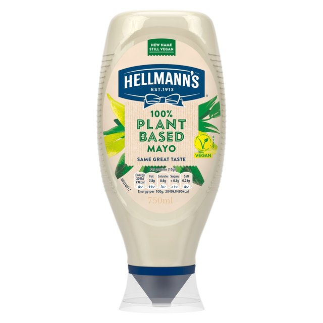 Hellmann's Plant Based Mayonnaise 750ml