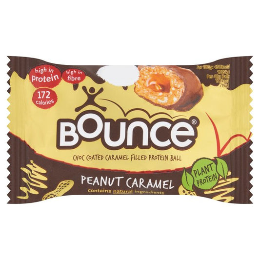 Bounce Dipped Peanut Caramel Protein Ball 40g