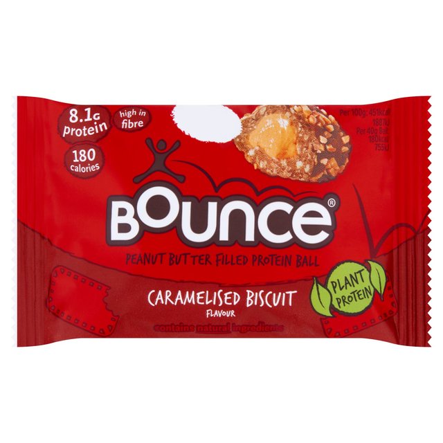 Bounce Filled Caramelised Biscuit Protein Ball 40g