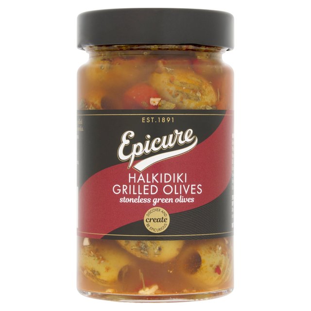 Epicure Halkidiki Grilled Stoneless Olives 290g