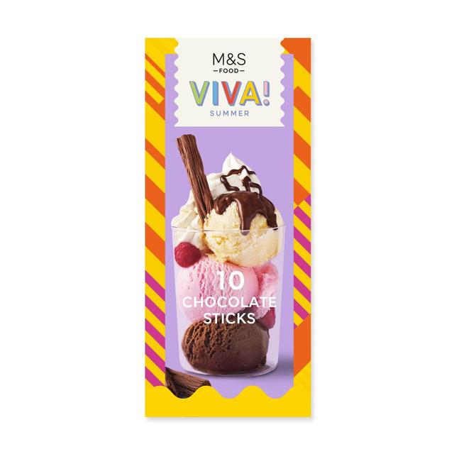 M&S 10 Chocolate Sticks 75g