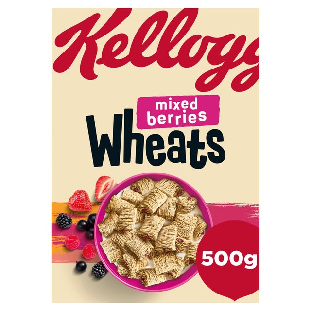 Kellogg's Wheats Mixed Berries Breakfast Cereal 500g