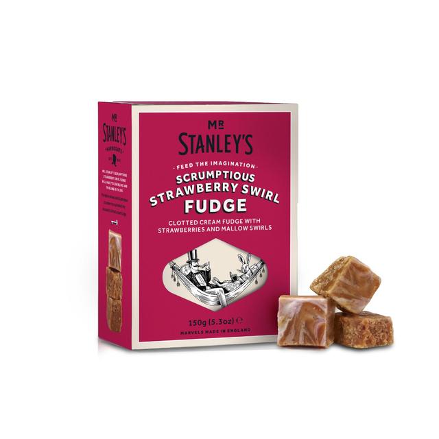 Mr Stanley's Strawberries & Cream Fudge 150g