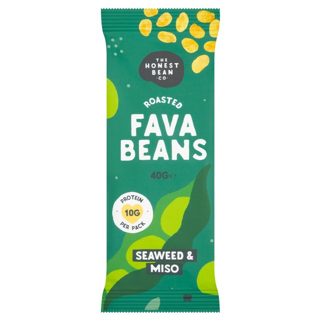 Honest Bean Roasted Fava Beans  Seaweed & Miso 40g