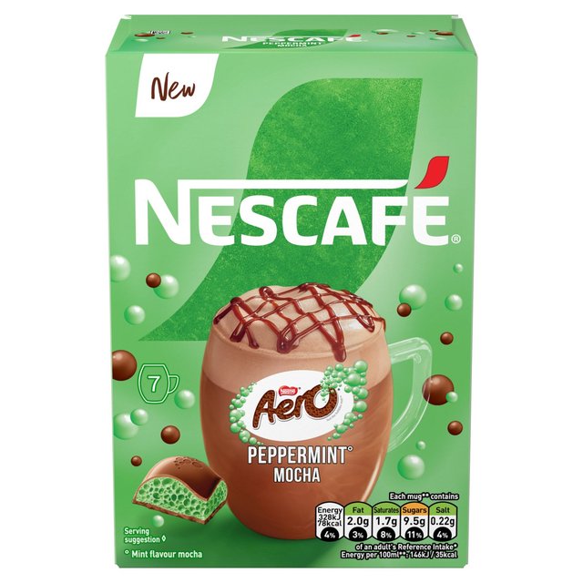 Nescafe Aero Peppermint Mocha 7pk 7 x 19g