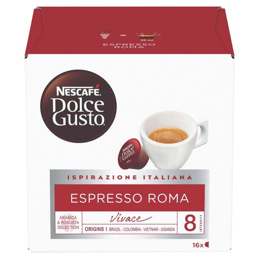 Nescafe Dolce Gusto Roma 16 Coffee Pods 99g