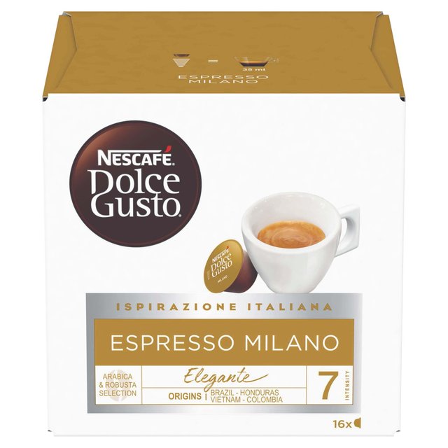 Nescafe Dolce Gusto Milano 16 Coffee Pods 99g