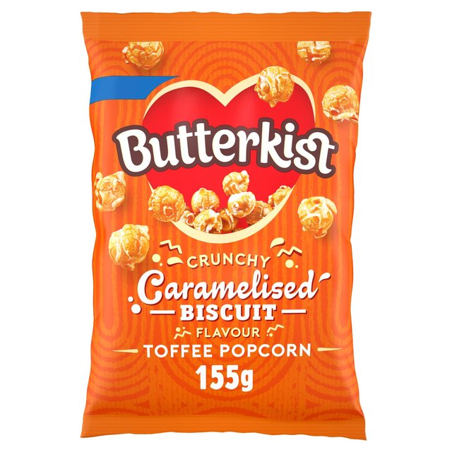 Butterkist Caramelised Biscuit Toffee Popcorn 155g