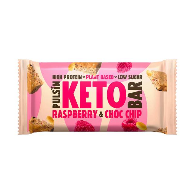 Pulsin Keto Bar Raspberry & Choc Chip 50g