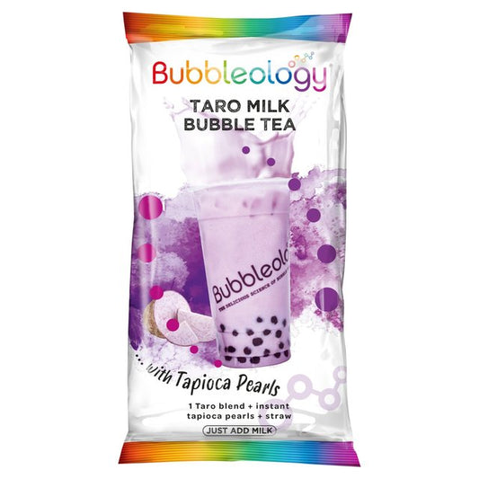 Bubbleology Taro Milk Bubble Tea with Tapioca Pearls 80g