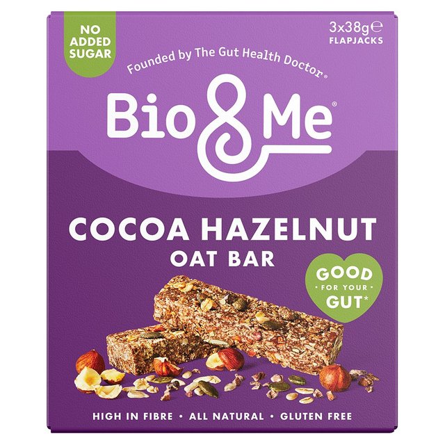 Bio&Me Cacao & Hazelnut Oat Bars 3 x 38g