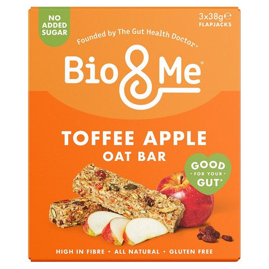 Bio&Me Toffee Apple Oat Bars 3 x 38g