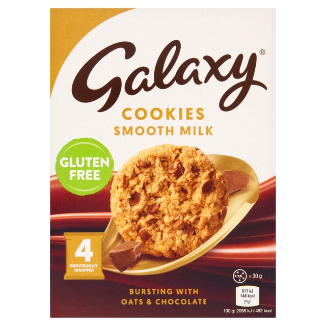 Galaxy Gluten Free Smooth Milk Cookies 120g