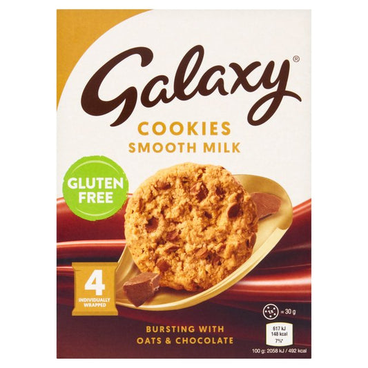 Galaxy Gluten Free Smooth Milk Cookies 120g